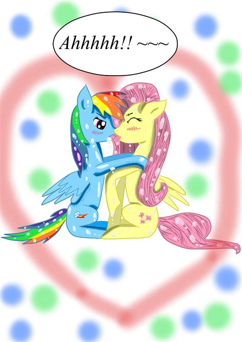 fluttershy x rainbow dash fanart|rainbow dash fart on fluttershy.